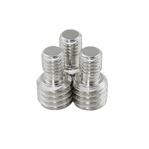 3PCS M6 Male to 3/8 Male Tripod Screw Adapter Camera Metal Screw for Photographic Equipment Binoculars Lamp Holder