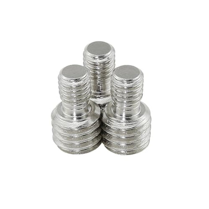 3PCS M6 Male to 3/8 Male Tripod Screw Adapter Camera Metal Screw for Photographic Equipment Binoculars Lamp Holder