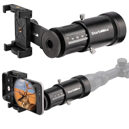 Extendable Scope Phone Adapter with Adjustable Eye Relief | Universal phone adapter; stable alignment; wide compatibility - size: Telescopic Adapter - 33~46mm L