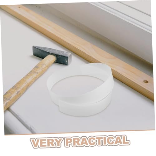 Angoily LED Light Diffuser Sheet 1220x30mm 1mm Thick Optical Scattering Panel for LED Channel Lens Replacement and Pendant Lighting, Milky White Plastic Diffuser for Cabinet and Studio