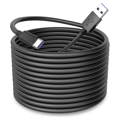 iMangoo USB A to USB C Power Cable for CCTV Camera, 33FT Type C Long Power Extension Cord for Tapo/TP-Link for Xiaomi/Mi for eufy Security Camera Outdoor Indoor Cord with 10 Wire Clips Nails Black - color: Black, size: 33 ft