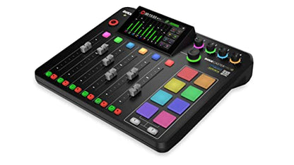 RØDE RØDECaster Pro II All-in-One Production Solution for Podcasting, Streaming, Music Production and Content Creation,Black | Integrated Studio for Podcasting and Streaming, 4 Neutrik Combo Inputs, Revolution Preamps, Aphex Processing, Dual USB-C - color