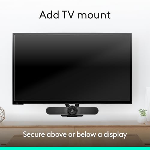 Logitech MeetUp Video Conferencing System, Ultra HD 4K/1080p/720p, 3 Microphones/Adjustable Speakers, Wide Field of View 120°, PC/Mac/Laptop/MacBook/Tablet - Black - style: MeetUp