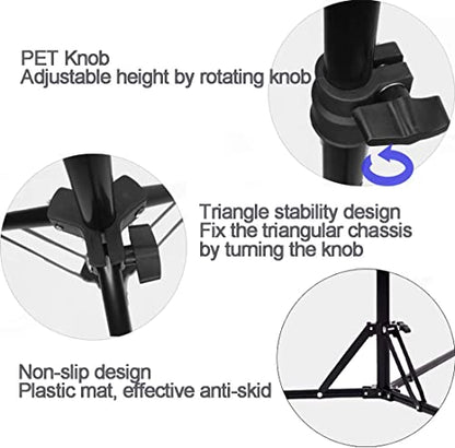 Coret Mini Projector Stand, Portable Camera Holder with 360 Rotatable Head, Adjustable Height 26-60in - size: 26-60in