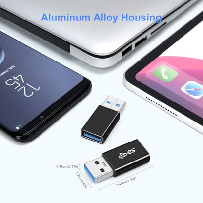 USB 3.0 Male to USB3.0 Female Adapter (2 Pack), OTG 3.0 USB A to 3.0 USB-A Expander Connector USBA Extender Connection or Data Cable Extension, USB3.0 Converter Adapters - style: 3.0Male-3.0Female