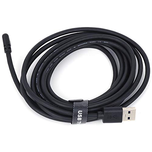 USB Camera Connection Cable, High Speed Data Transfer 3 Meters Type C to A for DSLR Mirrorless Cameras, Black Oxygen Copper Core