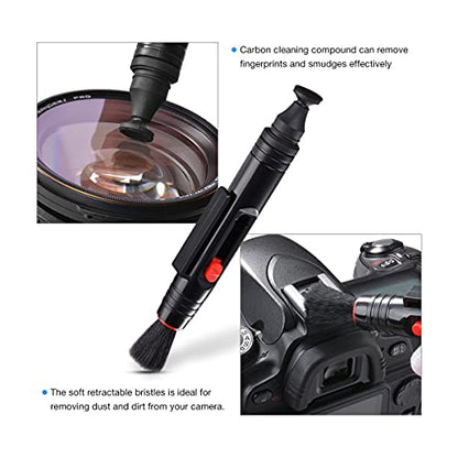 VSGO All-in-One Camera Cleaning Kit for APS-C Sensor Cameras (16mm) Compatible with Canon, Nikon, Sony, Pentax & DSLR, Includes CMOS Swabs, Lens Pen, Air Blower & More (DKL-20)