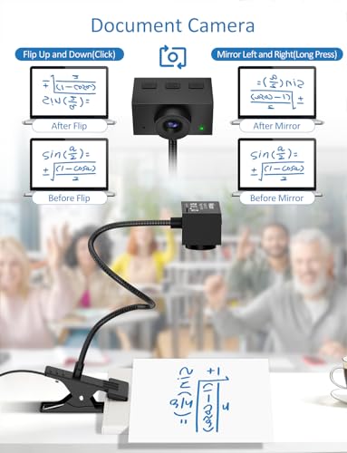 Webcam for PC, 2K Streaming Camera, Web Camera for Desktop/Laptop Computer Webcam with Microphone, Plug and Play USB Web Cam with Bracket, Manual Focus, for Live Streaming, Video Calls (Black, 2K)