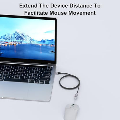 USB 3.0 Extension Cable 16.4ft,5Gbps USB Extension Cable A to A USB Extension Cable for USB Stick,Card Reader,Keyboard,Printer,Scanner,Camera,Mouse,Headset,u-s-B Hub,Printer,Webcam,PS5/4