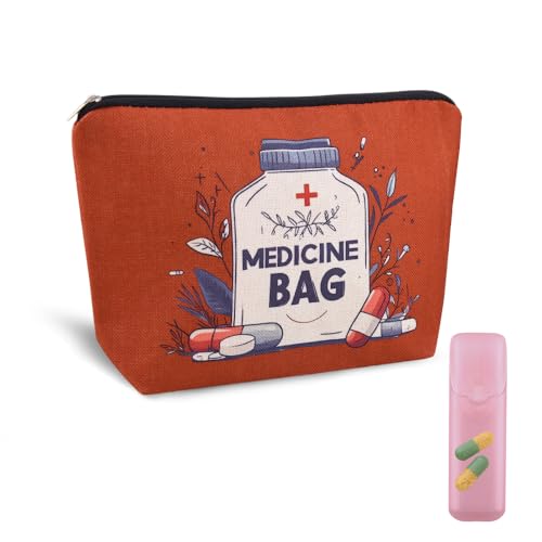 Medical Bag Organizer Pouches Nurse Practitioner Gifts Bag Drug Pill Organizer Physician Assistant Pharmacy Student Patient Travel Makeup Bag Doctor of Nursing Practice Graduation Gifts Pouch Bags - color: Medical Bag Organizer Pouches