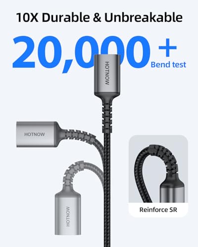 USB 3.0 Extension Cable [1FT 2Pack] Nylon Braided USB A-Male to A-Female Extender Compatible with Webcam, Camera, Hub, Mouse, Keyboard, Hard Drive, Headset,Gamepad, Printer, Memory Disk. - size: 1FT
