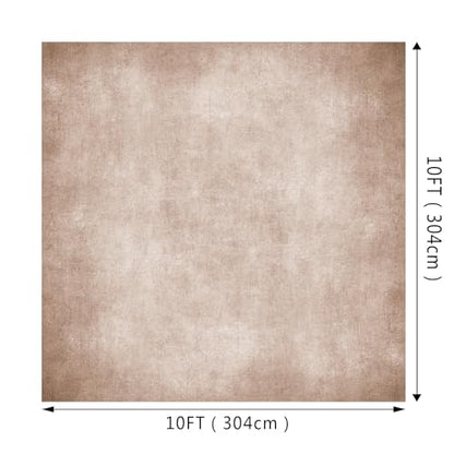Photo Backdrop Beige Background 10x10ft Studio Abstract Texture Photography Portrait Photography Ultrafine Fiber Baby Shower Pregnant Women Shooting Scene Background - color: Beige, size: 10x10ft