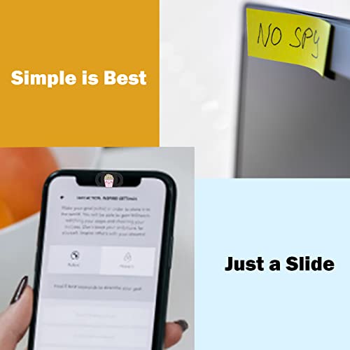 Laptop Camera Cover Slide Webcam Cover for Privacy Fits for Mini PC, PC, Surface, Tablet, Desktop Computer, Smart Phone - 6 Packs, Sweets - size: Snack