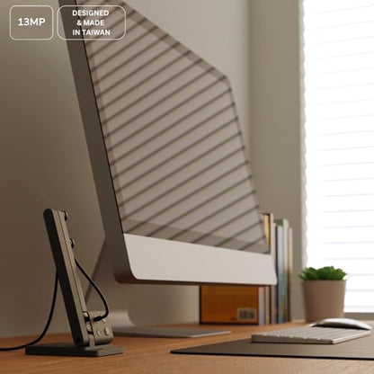 OKIOCAM S2 Pro 13-MP USB Document Camera, Built-in Light & Mic, OKIOPoint Smart Pointer, for PC | Mac | Chromebook, Ultra HD Camera for Live Demo for Web Conference, Remote Teaching