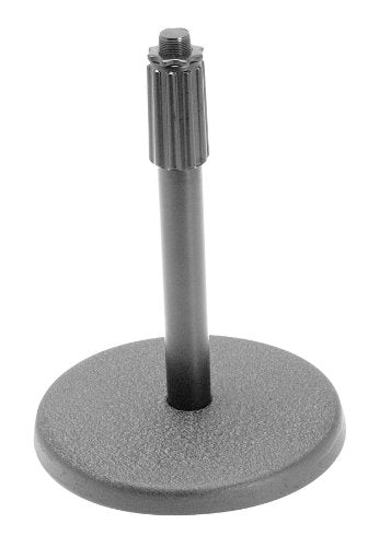 OnStage DS7200B Adjustable-Height Desktop Microphone Stand – Black - 2 Pack