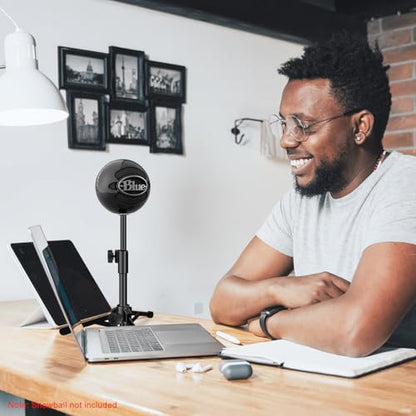 Desk Mic Stand, JCWINY Portable Foldable Microphone Tripod with Mic Clip Holder Adjustable Microphone Stand Desk Table for Blue Yeti Snowball Spark and Other Dynamic Microphones - style: Standard