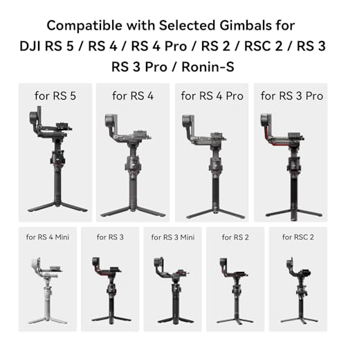 SMALLRIG 5.5'' Camera Quick Release Plate Adapter for Arca-Swiss for DJI RS 5 / RS 4 / RS 4 Pro / RS 2 / RSC 2 / RS 3 / RS 3 Pro & for Ronin-S Gimbal
