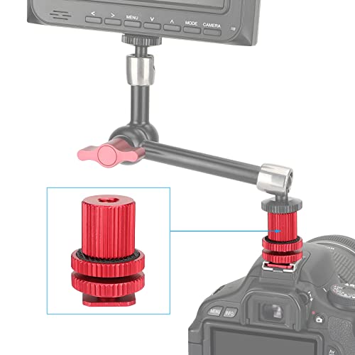 CAMVATE Camera Hot Shoe Mount to 1/4"-20 Female Adapter for DSLR Camera Rig