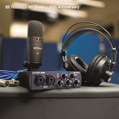 PreSonus AudioBox USB 96 25th Anniversary Studio Recording Package - size: AudioBox USB 96 + Mic + Headphones
