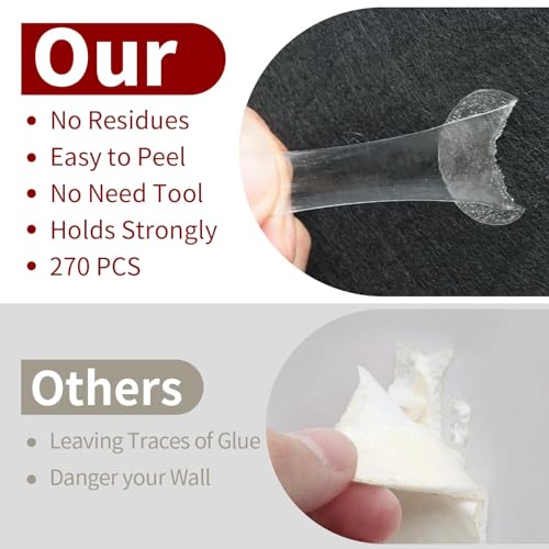 Focusound 52 Pack Acoustic Foam Panels 1" x 12" x 12" Sound Proof Foam Panles Soundproofing Noise Cancelling Wedge Panels for Home Office Recoding Studio with 300PCS Double-Side Adhesive - size: 52 Pack