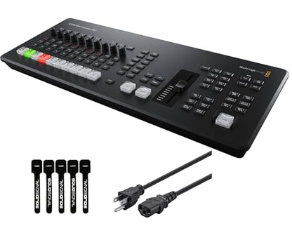 Blackmagic Design ATEM Mini Extreme ISO G2 8-Input HDMI Live Production Switcher | Includes 6ft Power Cord and Cable Ties | Authorized Dealer | SWATEMMINICEXTISOG2