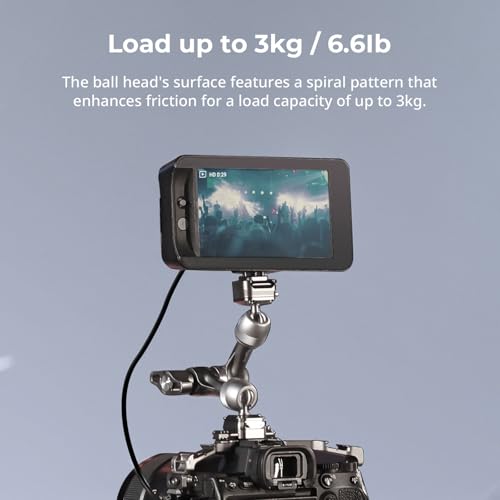 SMALLRIG 11" Rosette Magic Arm, HawkLock H21 Quick Release Structure, w 1/4"-20 Screws and Anti-Twist Pins, for Monitors, Lights, Max Load Cpacity 3kg - size: 11" (HawkLock)