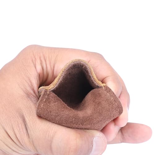 Leather Ring Pouch, Leather Jewelry Holder, Wedding Case for Men and Women - Full Grain Pouch for Engagement Handcrafted Bridal Jewellery Storage, Guitar Picks Camera SD Card Holder- Tan - color: Tan