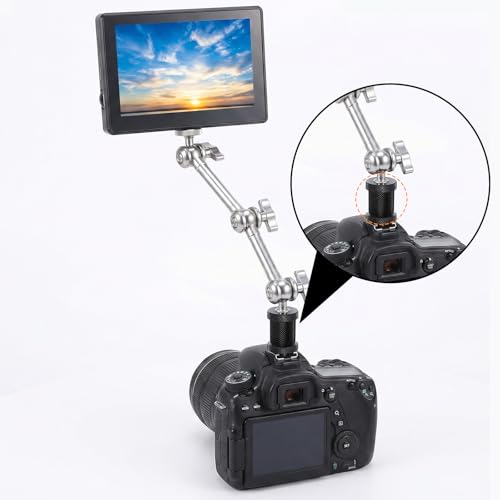 4 Pcs 1/4-20 Double Female Thread Tripod, Metal Camera Screw 1/4 to 1/4 Converter, Tripod Nut Connector for Magic Arm, Light Stand, Microphone Stand, Electric Rail, Camera Mount