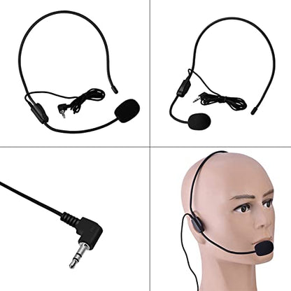 Headset Microphones, Head Mount Mike For Ipne 16 Wired Headset Microphone Voice Amplifier Wired Headset Microphone Noise Cancelling Mic Headset Condenser Microphone, Headset Micropne For Singing