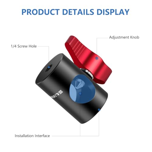 Rapid Adapter Convert with 1/4" Screw Hole, Multi-Functional Light Stand Tip Adapter Fits for Studio Monitor Stand, Camera Mount, Photo Studio Photography Light Stand