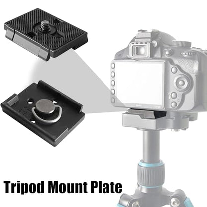 Tripod Quick Release Plate 52mm x 42mm Quick Release Plate Tripod Camera 1/4'' Camera Screw Tripods Mount Plate for 200PL-14 Cameras Quick Release