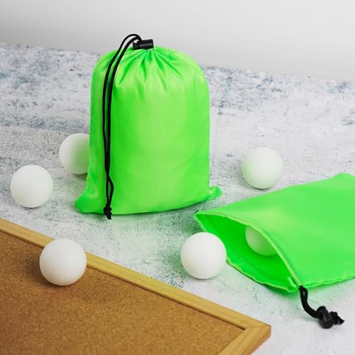 PALTERWEAR Drawstring Bag with Toggle - Nylon Cinch and Ditty Pouch Six-Pack (Green, 7 x 9 Inch, Set of 6) - color: Green, size: 7 x 9 Inch