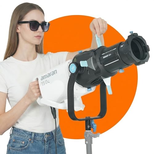 Bowens Mount Optical Snoot Photography,Spotlight Snoot Gobos kit for Monolight,Compatible with Aputure Amaran 100X/D 200D/X,150/300c,600x Pro,Godox SL60 Continuous Light etc - size: Bowens Mount Ultra