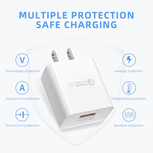 9.8FT Micro USB Charging Cable Arlo 9V Power Adapter for Arlo Pro2, Pro, Q/Go, Essential Spotlight XL, Spotlight Indoor Cam, Wyze Cam Pan v3 v2, Yi Home Blink Camera Charger Cord Replacement - size: 9.8 Feet, style: 1 Pack