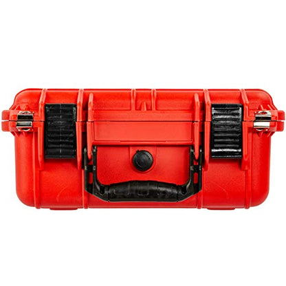Eylar Protective Hard Camera Case Water & Shock Proof w/Foam TSA Approved 13.37 Inch 11.62 Inch 6 Inch Red