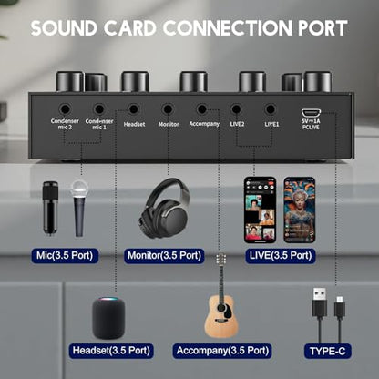ALSO GO Podcast Equipment Bundle, Podcast Microphone Bundle with BM-800 Microphone & V8s Sound Card, Recording Studio Equipment for Singing, Gaming, Live Streaming and YouTube Tiktok - size: 1*BM800 Microphone