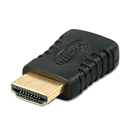 HDMI Male to Female Adapter – Straight HDMI Extender Coupler, 4K UHD/1080p Support for TV, Monitor, Projector – 2-Pack