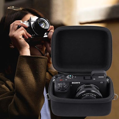Aenllosi Hard Carrying Case for Sony Alpha a6000 / a6300 / a6400 / a6500 / a6600/ a6700 Fit 16-50mm Lens Camera (Case Only) - size: for Sony Alpha a6700 Fit 16-50mm Lens