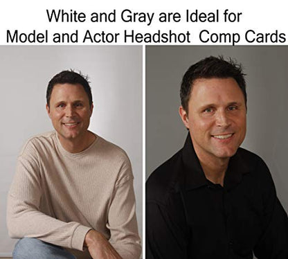 Small Spring-Powered Roll-Up/Pull-Down Background ID Photos (Charcoal Grey) - color: Charcoal Grey