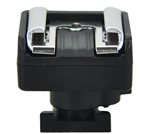 JJC MSA-1 Mini Advanced Hot Shoe To Universal Shoe Adapter For VIXIA HF M30 M300 M31 M32 S10 S100 S11 S20 S200 S21 HF20 HF200 HF21 - style: MSA-1
