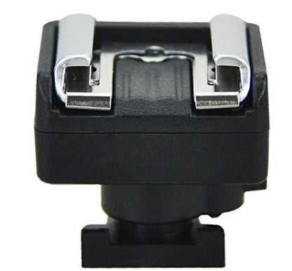 JJC MSA-1 Mini Advanced Hot Shoe To Universal Shoe Adapter For VIXIA HF M30 M300 M31 M32 S10 S100 S11 S20 S200 S21 HF20 HF200 HF21 - style: MSA-1