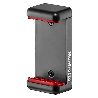 Manfrotto Mini Tripod with Universal Smartphone Clamp, Made in Italy, for iPhone with or Without Case, CSC, Vlogging, Videography, MKPIXICLMII-BK - style: Black Tripod Kit with Universal Smartphone Clamp, Made in Italy