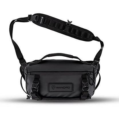 WANDRD ROGUE V1 6L Sling: Compact Camera Sling and Crossbody Bag with Fast Access, 3-Way Carry– Lightweight Everyday Bag Great for Travel, Photography, and Daily Use (Black) - color: Black