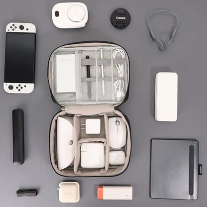 Organizer Bag Big Case Cable Electronic Devices Travel Pouch USB Charger Accessories Mouse Phone SD Power Bank Earphone - color: Navy Blue