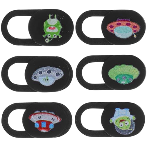 6-Pack Laptop Camera Cover Slide Webcam Privacy Covers for Laptop Tablet Computer with Easy Peel and Apply Assorted Colors