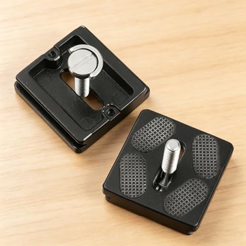 Tripod Screw, 2PCS 1/4-20 Thread D-Ring Stainless Steel Camera Fixing Screws, Tripod Camera Mount Screw for Camera-Holder Fixing-Screw, Quick Release Plate Mounting and Attachment Screws, 26mm Length