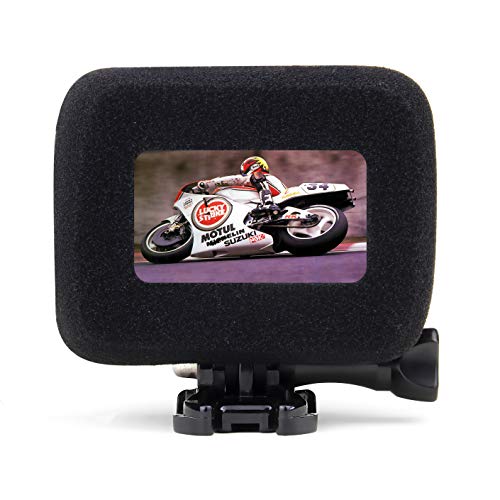 SOONSUN 2-Pack Windslayer Cover Wind Muff for GoPro Hero 13/12/11/10/9 Black, Foam Windscreen for Wind Noise Reduction