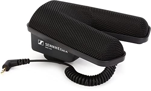 Sennheiser Professional MKE 440 Compact Stereo Shotgun Microphone with 3.5mm Connector for Cameras, 506258,Black - style: MKE 440 Stereo Shotgun