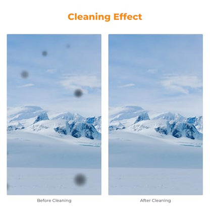 K&F Concept Multifunctional Lens Cleaning Kit, Aluminium Alloy Lens Cleaning Pen*1 + Airpods Cleaning Stripper*3 + Flocking Sponge*3 for Bluetooth Earphones Case, Camera Lens, Optical Lens, Glasses