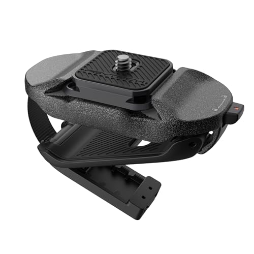 PGYTECH Beetle Camera Clip V2 with Plate, Quick Release Camera Backpack Clip, Arca-Swiss Compatible, SnapLock System for Sony/Nikon/Fuji/DSLR Cameras, Instant Mounting & Hands-Free, Black - style: Camera Clip V2